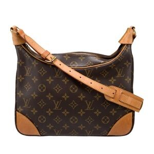 Louis Vuitton Boulogne 30 Monogram Canvas Vintage Retro Y2K LV Shoulder Bag